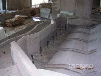 helyszíni beton medence - Egerszalók élményfürdő