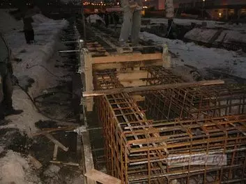 monolit vasbeton alapozás - betonacél szerelés